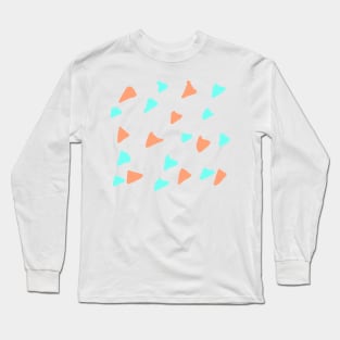 Colorful abstract stars background Long Sleeve T-Shirt